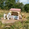 Wooden Stable Play Set