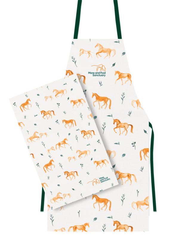 Apron and Towel Set - Mare and Foal